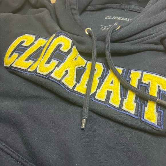 Clickbait Blue sweater - size S - Picture 2 of 3